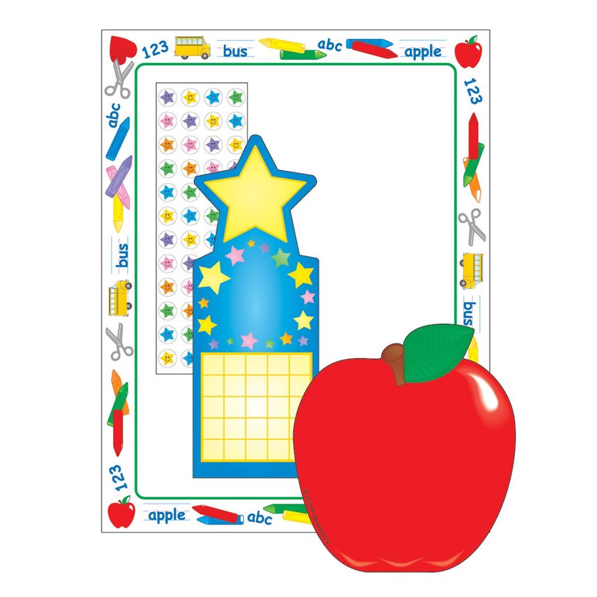 SE-7953 11 x 8.5 in. Stationery Set - School