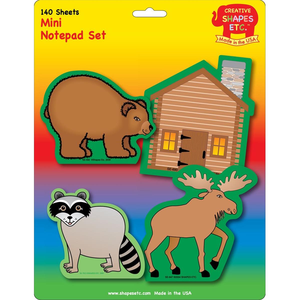 SE-7979 4.5 x 4 in. Mini Notepad Set, Great Outdoors - 140 Sheets per Pack