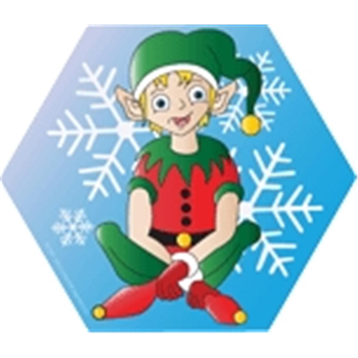 SE-7987 4.5 x 4 in. Mini Notepad, Elf Sitting - 35 Sheets per Pack