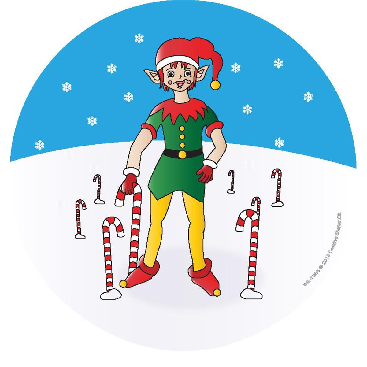 SE-7988 4.5 x 4 in. Mini Notepad, Elf Standing - 35 Sheets per Pack