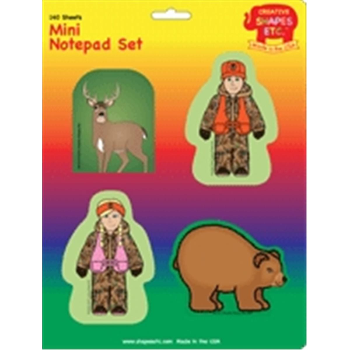 SE-7993 4.5 x 4 in. Mini Notepad Set, In Season - 140 Sheets per Pack