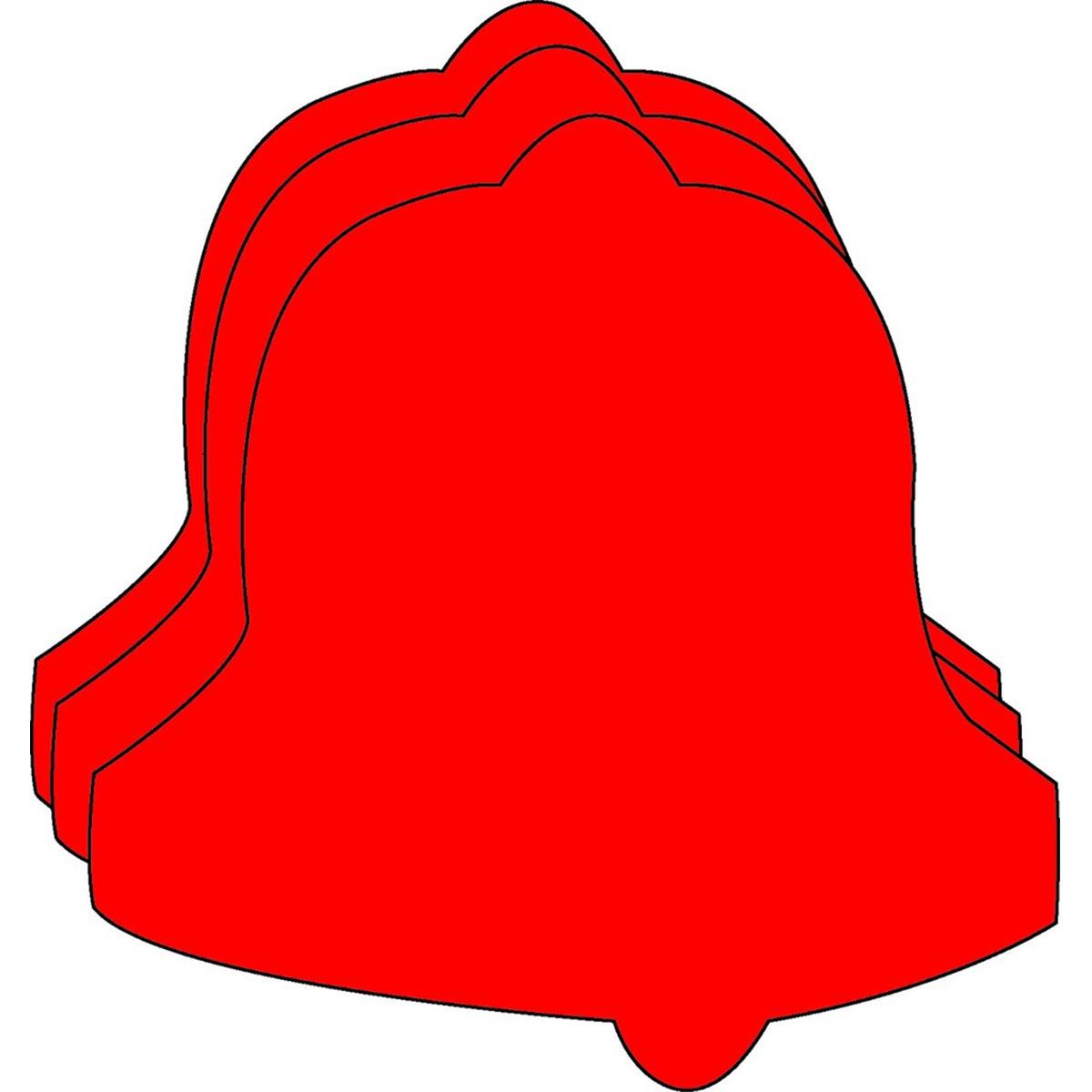 SE-8232 6 x 7 in. Large Single Color Creative Cut-Out, Holiday Bell - 31 Sheets per Pack