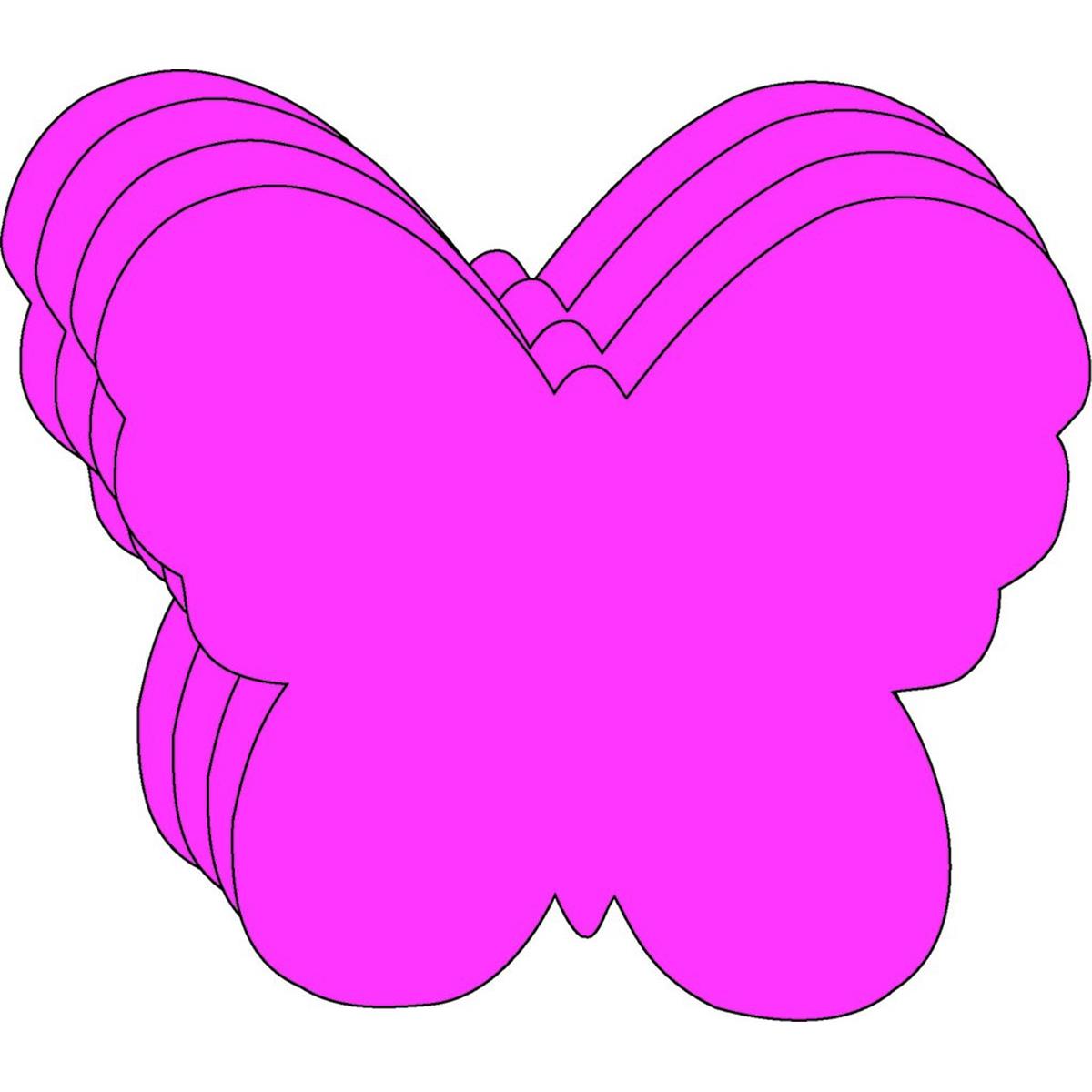Butterfly Cut-Outs - Multi-Color - 31 Sheets Pack - Acid-Free Paper