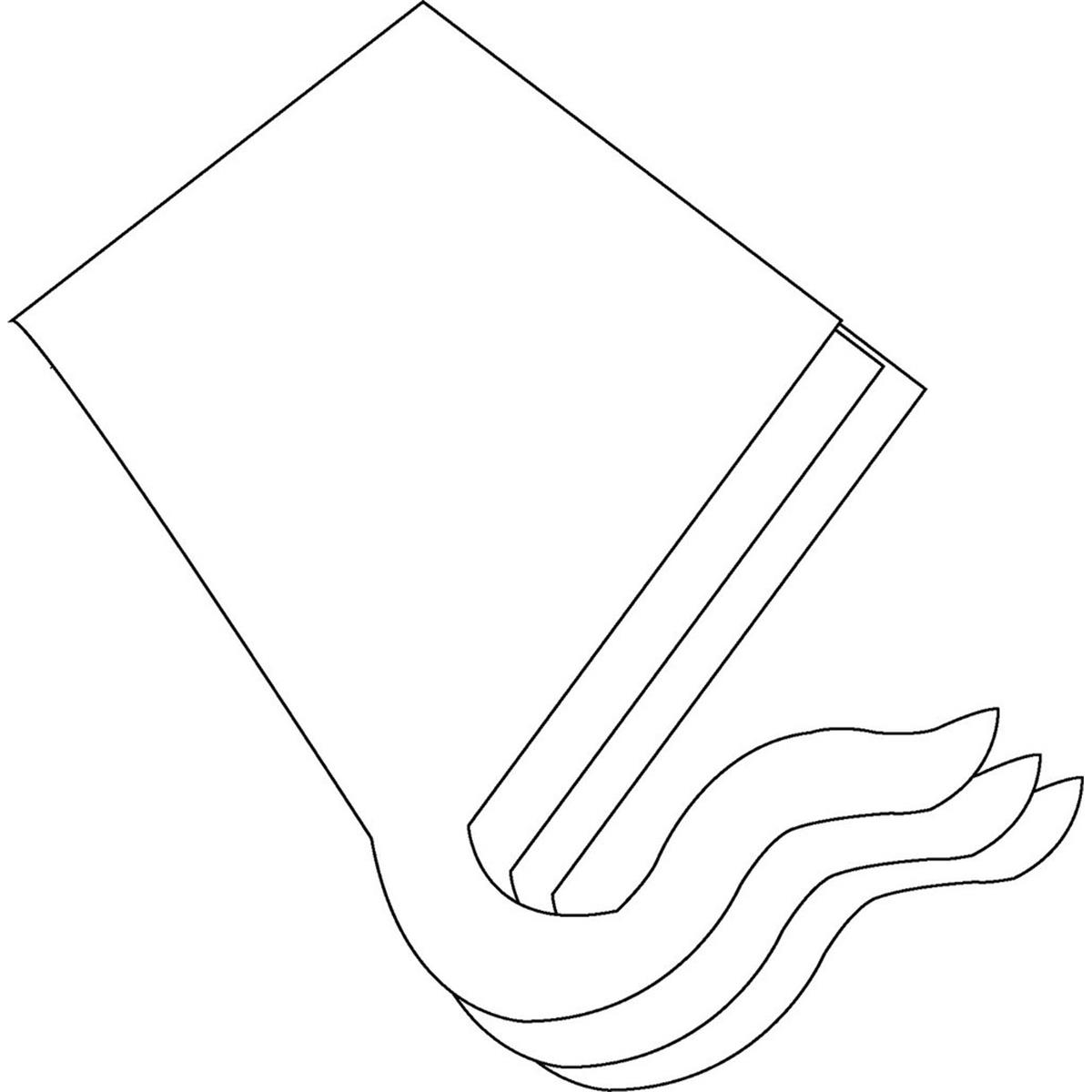 SE-8240 6 x 7 in. Large Single Color Creative Cut-Out, Kite - 31 Sheets per Pack