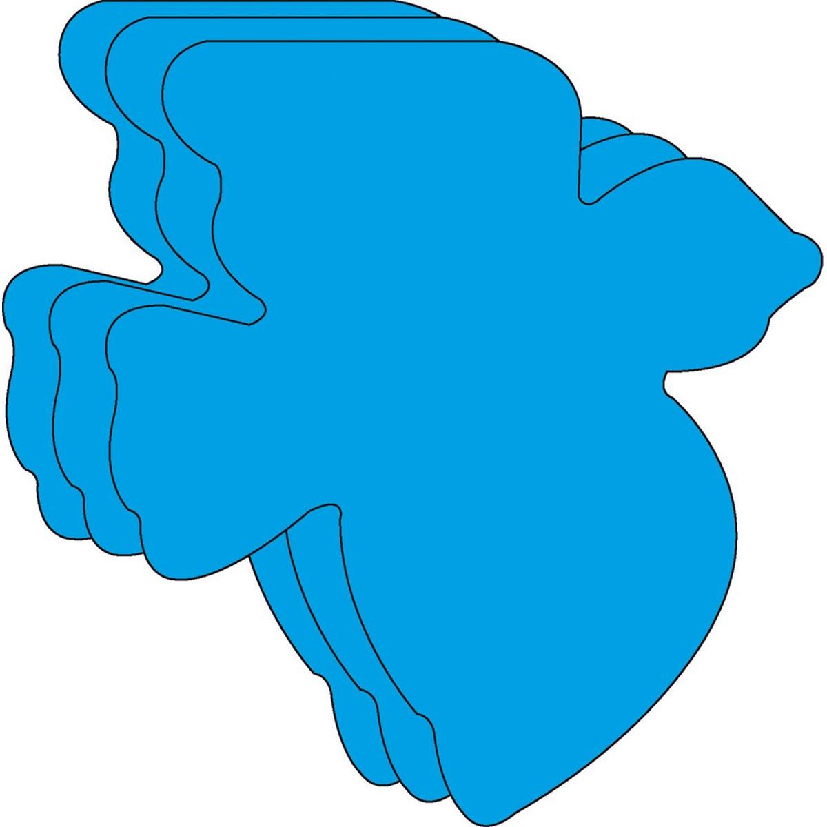 SE-8241 6 x 7 in. Large Single Color Creative Cut-Out, Bird - 31 Sheets per Pack