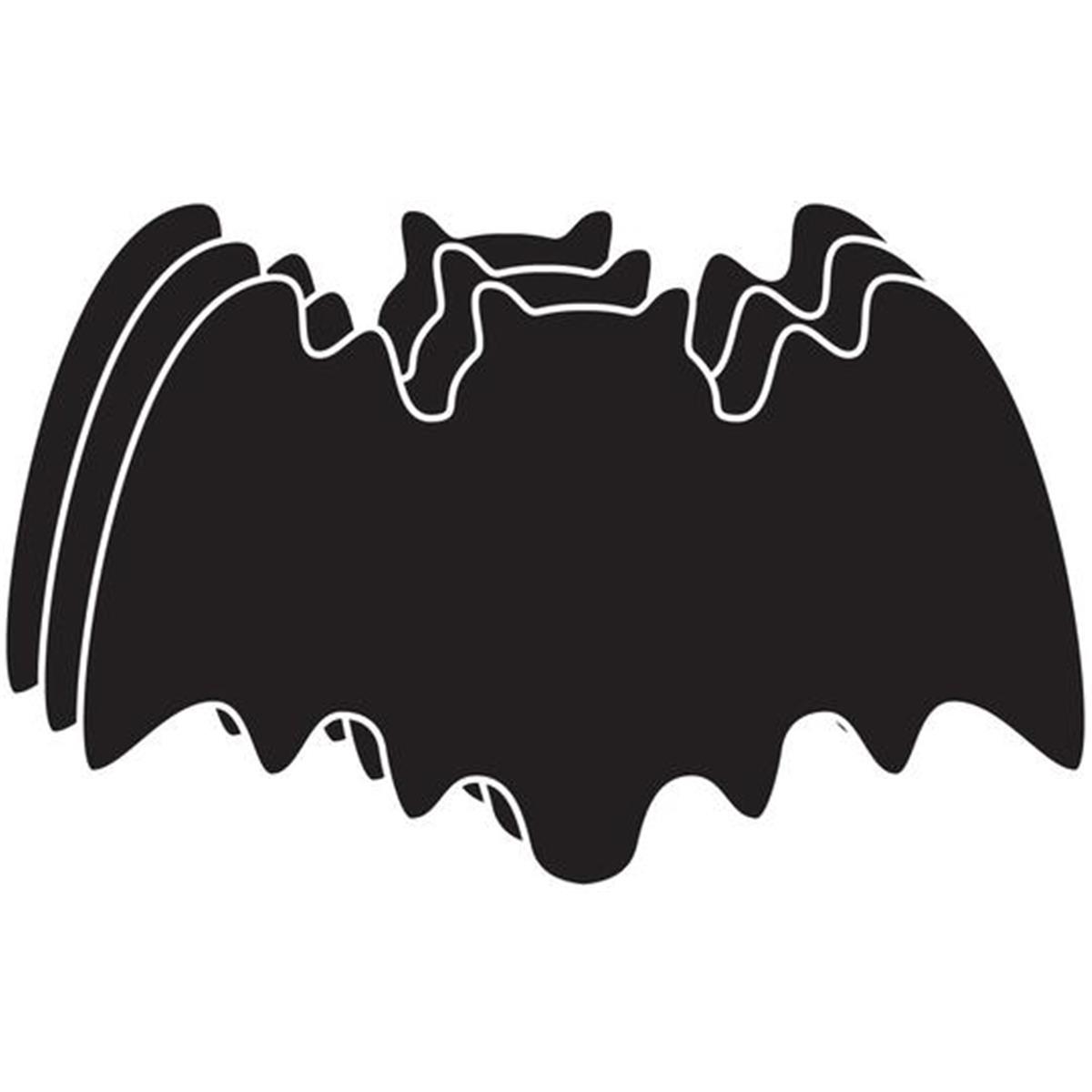 SE-8282 6 x 7 in. Large Single Color Creative Cut-Out, Bat - 31 Sheets per Pack