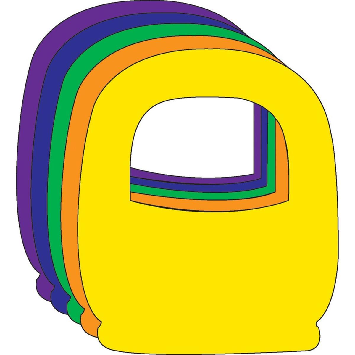 SE-8505 6 x 7 in. Large Assorted Creative Cut-Out, Basket - 31 Sheets per Pack