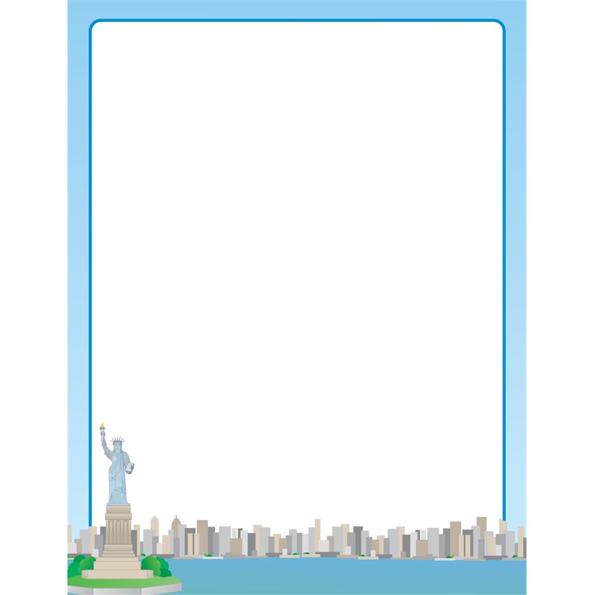 Picture of Creative Shapes Etc SE-9248 8.5 x 11 in. Designer Paper&#44; NY Skyline - 50 Sheets per Pack