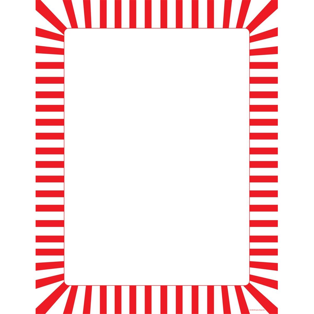 Picture of Creative Shapes Etc SE-9256 8.5 x 11 in. Designer Paper&#44; Candy Cane - 50 Sheets per Pack
