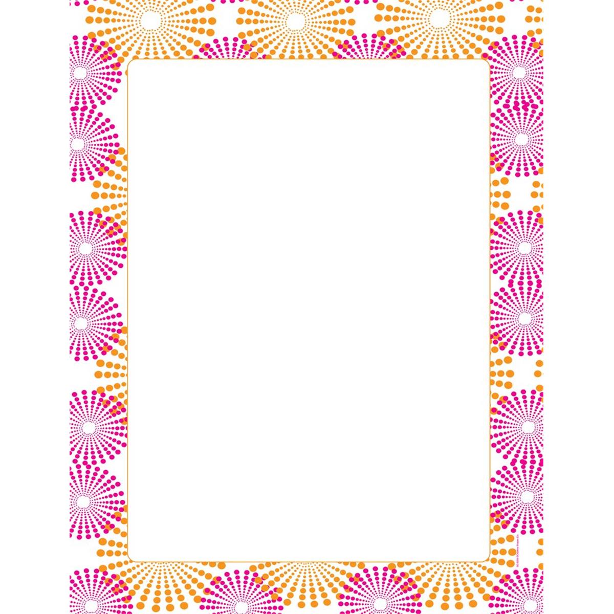 Picture of Creative Shapes Etc SE-9258 8.5 x 11 in. Designer Paper&#44; Fireworks - 50 Sheets per Pack