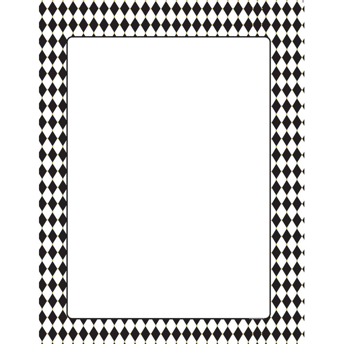Picture of Creative Shapes Etc SE-9260 8.5 x 11 in. Designer Paper&#44; Harlequin - 50 Sheets per Pack