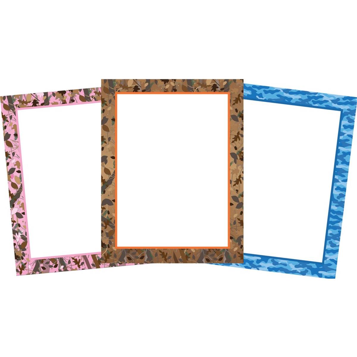 Picture of Creative Shapes Etc SE-9270 8.5 x 11 in. Designer Paper Set&#44; Camo - 50 Sheets per Pack