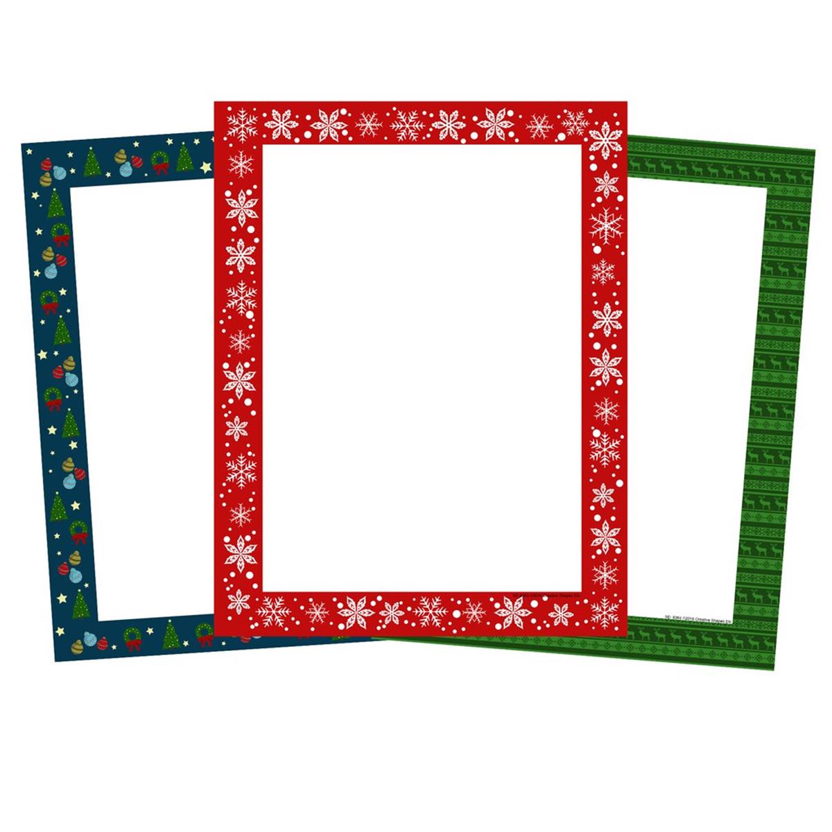 Picture of Creative Shapes Etc SE-9365 8.5 x 11 in. Designer Paper&#44; Holly Daze - 50 Sheets per Pack