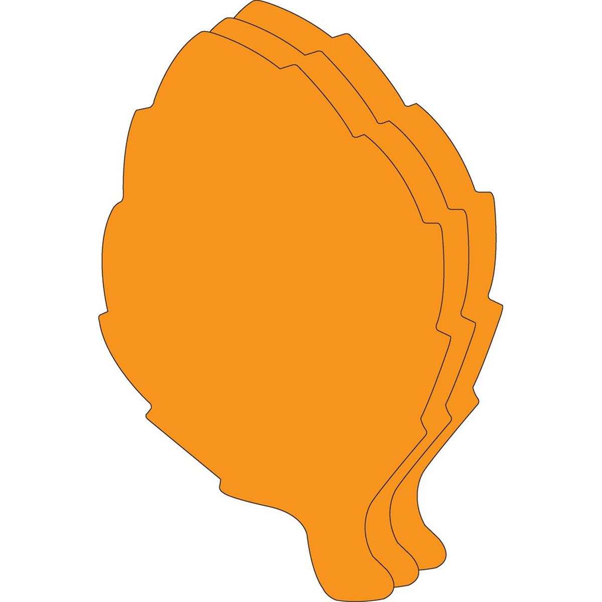 SE-9806 10 x 8 in. Single Color Super Cut-Out, Leaf - 16 Sheets per Pack