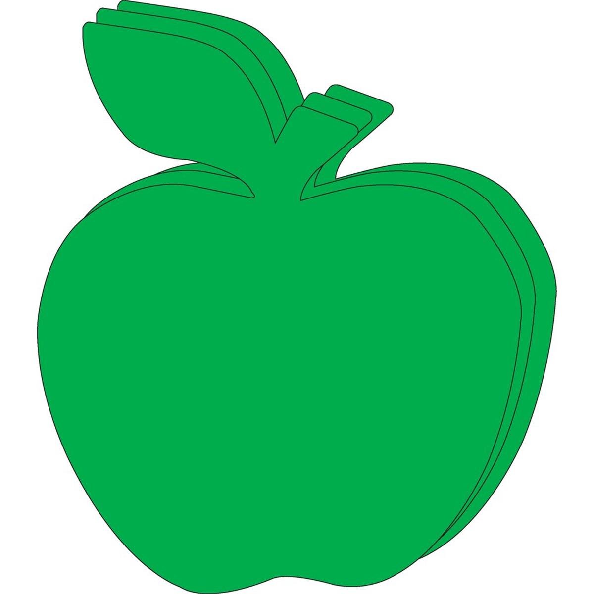 SE-9819 10 x 8 in. Single Color Super Cut-Out, Green Apple - 16 Sheets per Pack