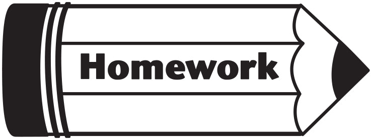 SE-0552 1 x 3.25 in. Self Inking Homework Teacher Stamp