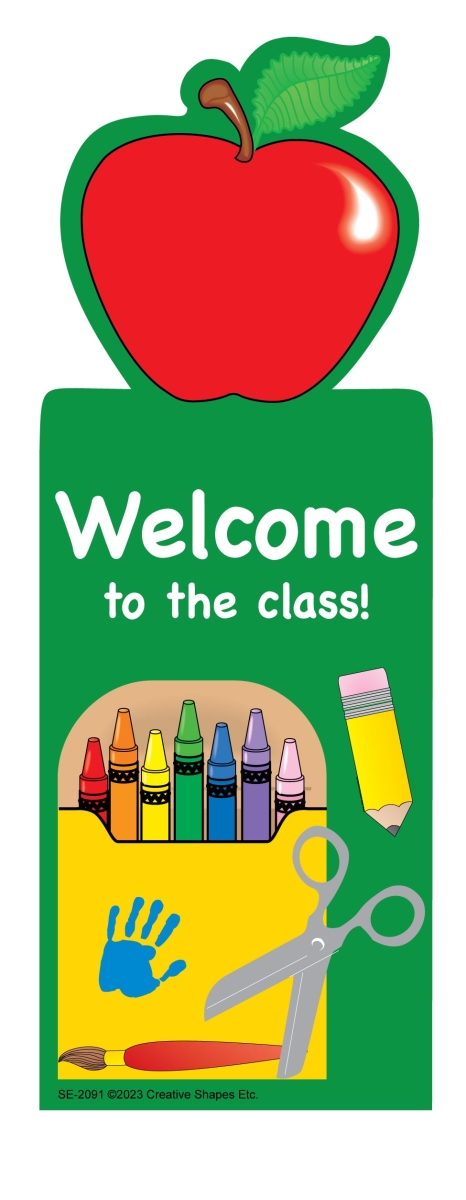 SE-2091 2.75 x 7.5 in. Welcome to the Class From Your Teacher Bookmarks