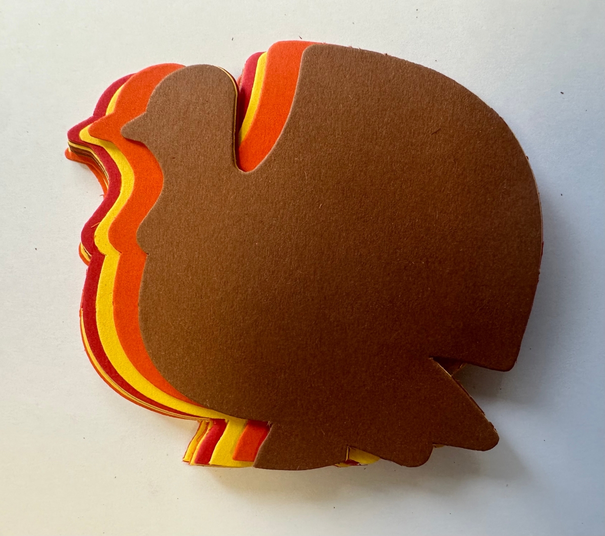 SE-4984 3 in. Thanksgiving Turkey Cut-Outs, Assorted Color - Small