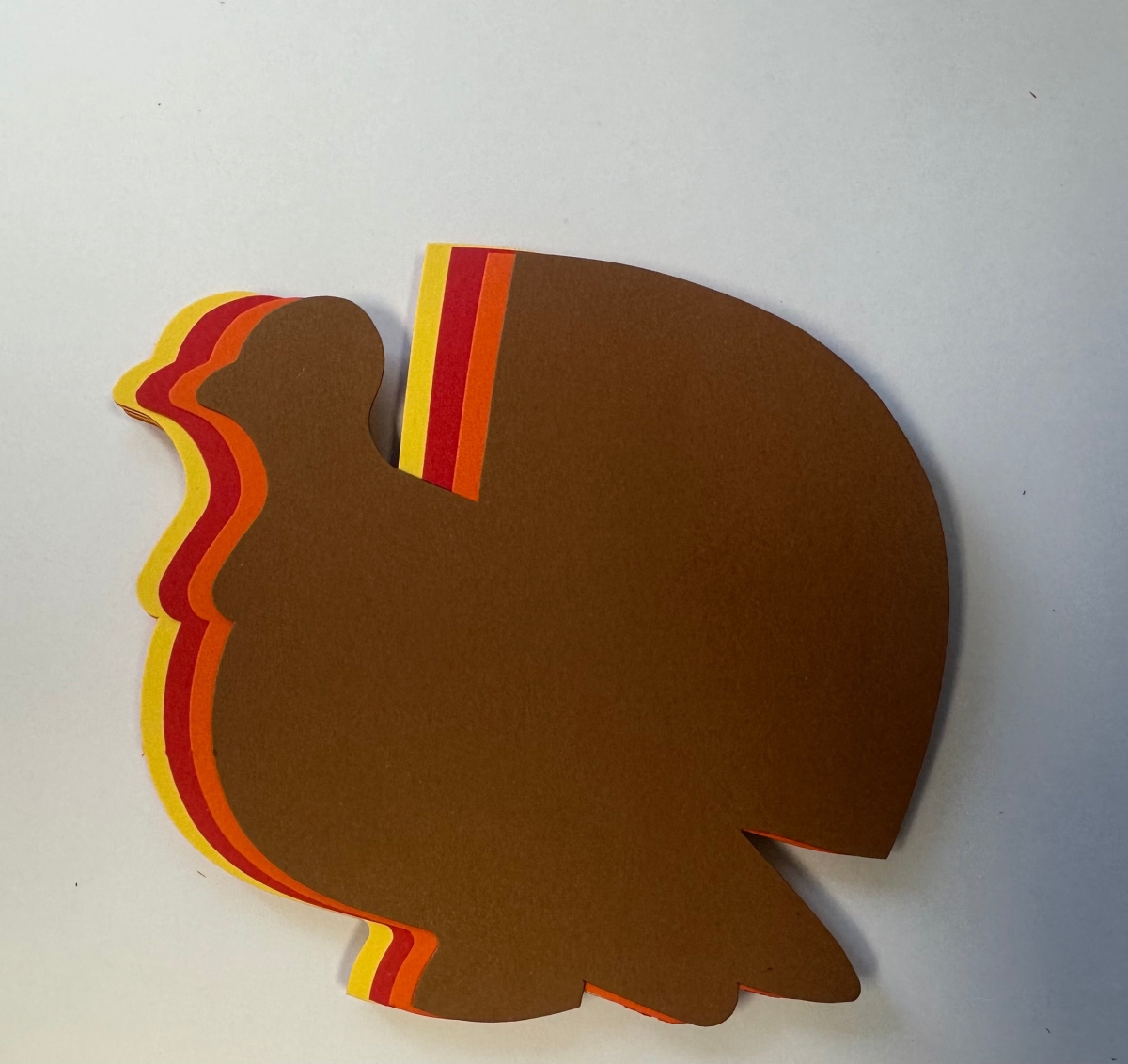 SE-4988 5.5 in. Thanksgiving Turkey Cut-Outs, Assorted Color - Large