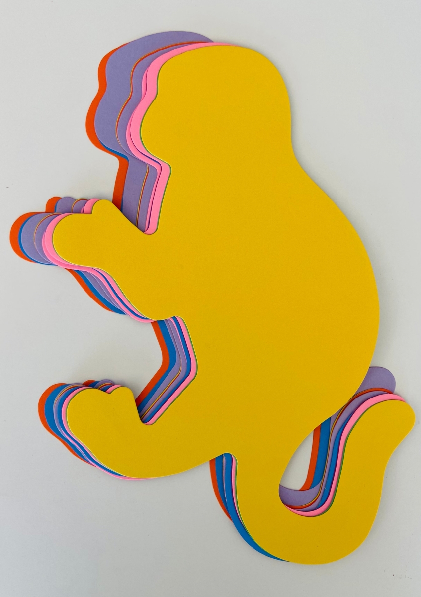 SE-9930 8 x 10 in. Monkey Super Cut-Outs, Assorted Color