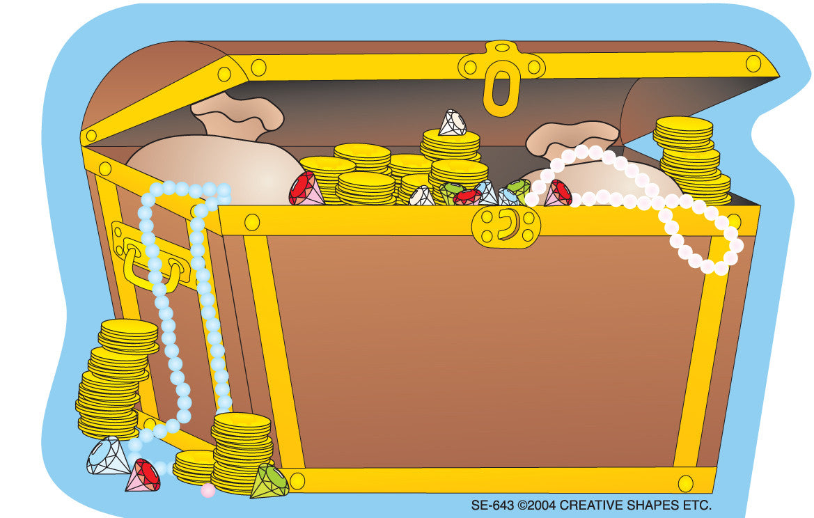 SE-0643 3 x 3 in. Treasure Chest Mini Notepad