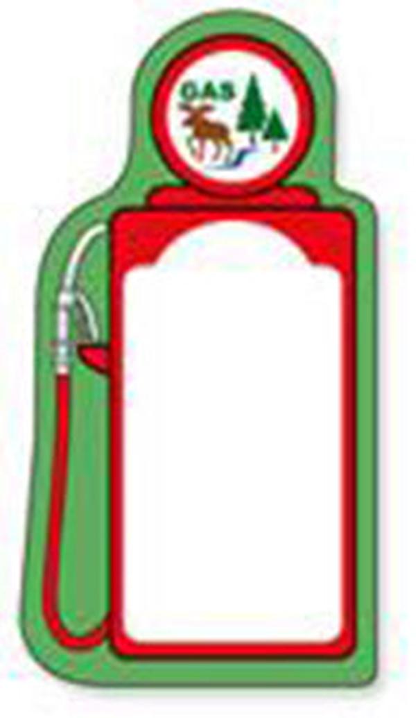 SE-0646 3 x 3 in. Gas Pump Mini Notepad