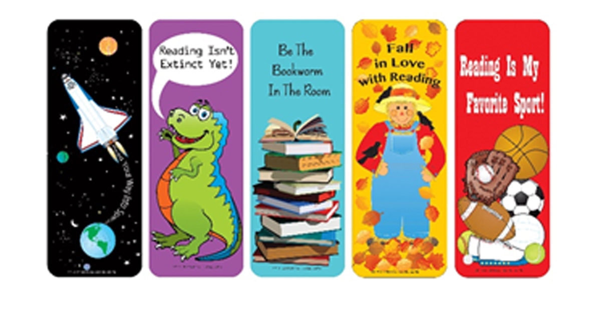 SE-2118 2.75 x 7.5 in. Classroom Reading Bookmark Set