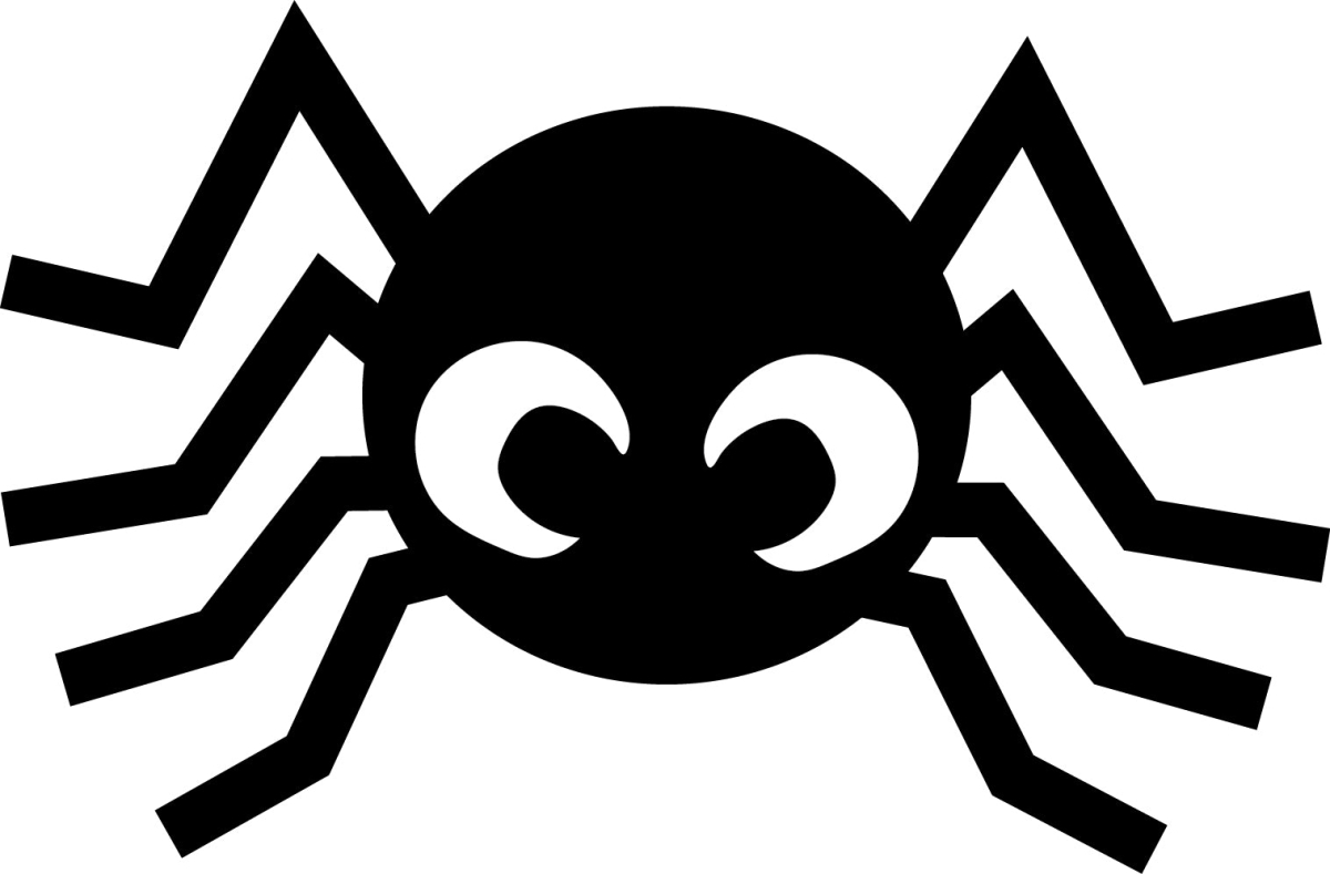 SE-8293 5.5 x 5.5 in. Spider Single Color Cut-Out - Large