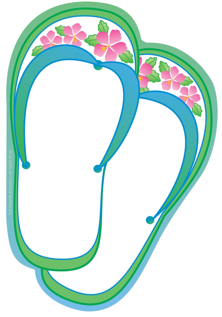 SE-0004 5 x 7 in. Flip Flops Notepad - Large
