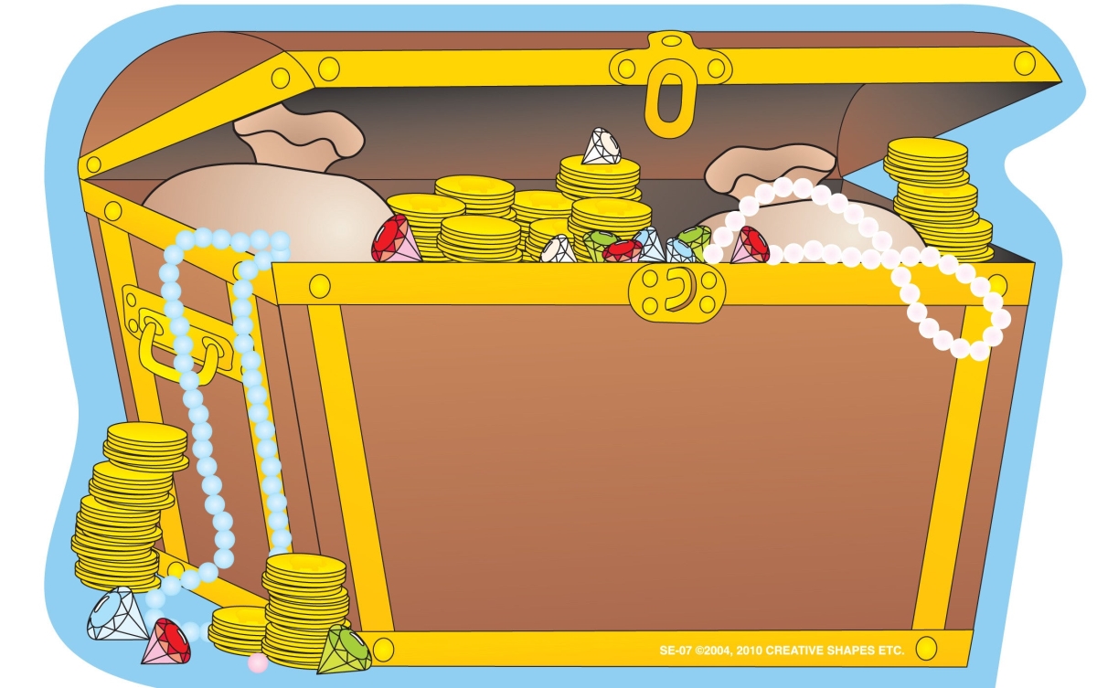 SE-0007 5 x 7 in. Treasure Chest Notepad - Large