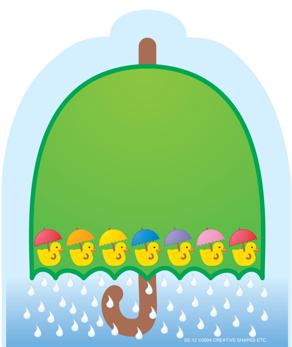 SE-0012 5 x 7 in. Umbrella & Rain Notepad - Large