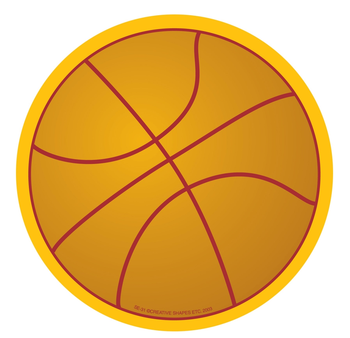 SE-0031 5 x 7 in. Basketball Notepad - Large