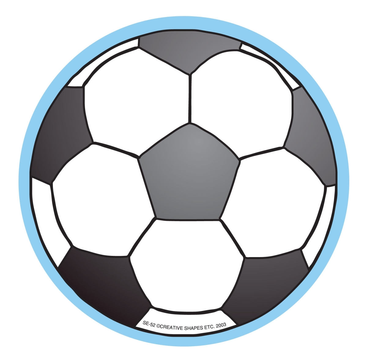 SE-0052 5 x 7 in. Soccerball Notepad - Large