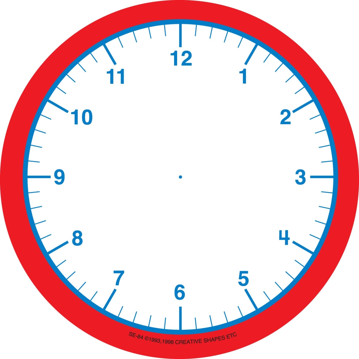SE-0084 5 x 7 in. Clock Notepad - Large