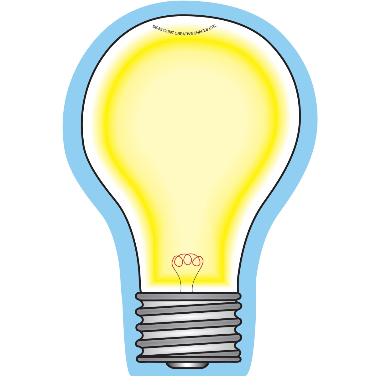 SE-0085 5 x 7 in. Light Bulb Notepad - Large