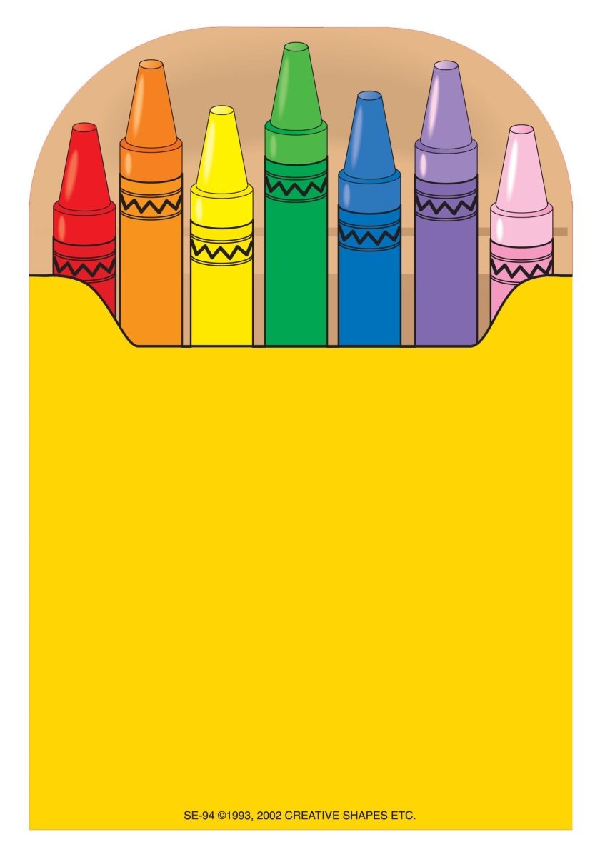 SE-0094 5 x 7 in. Crayon Box Notepad - Large