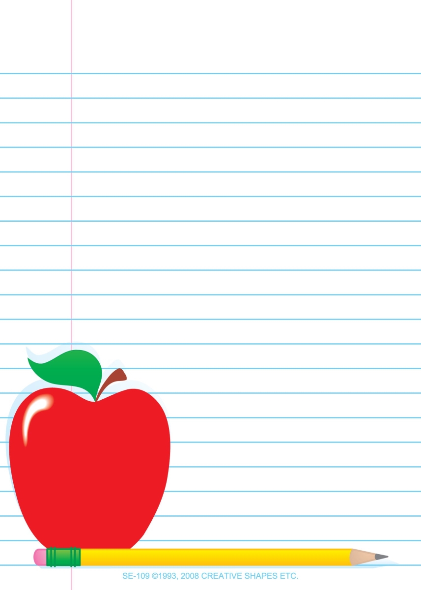 SE-0109 5 x 7 in. Notepaper Lined Notepad - Large