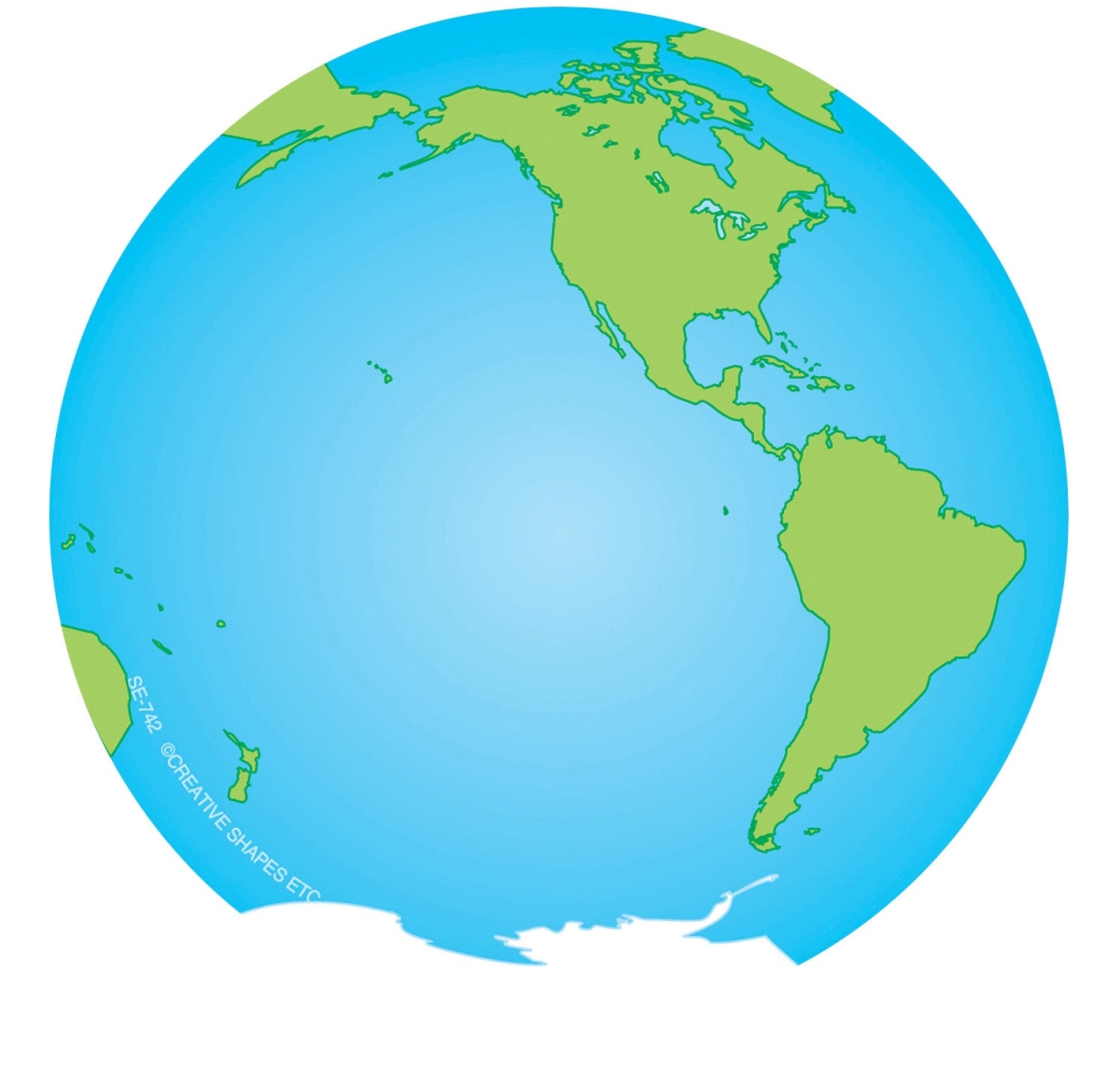 SE-0742 3 x 3 in. Mini Earth Notepad