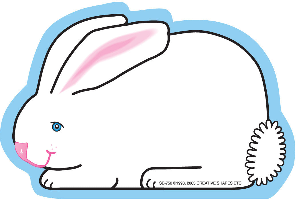 SE-0750 3 x 3 in. Mini Bunny Notepad