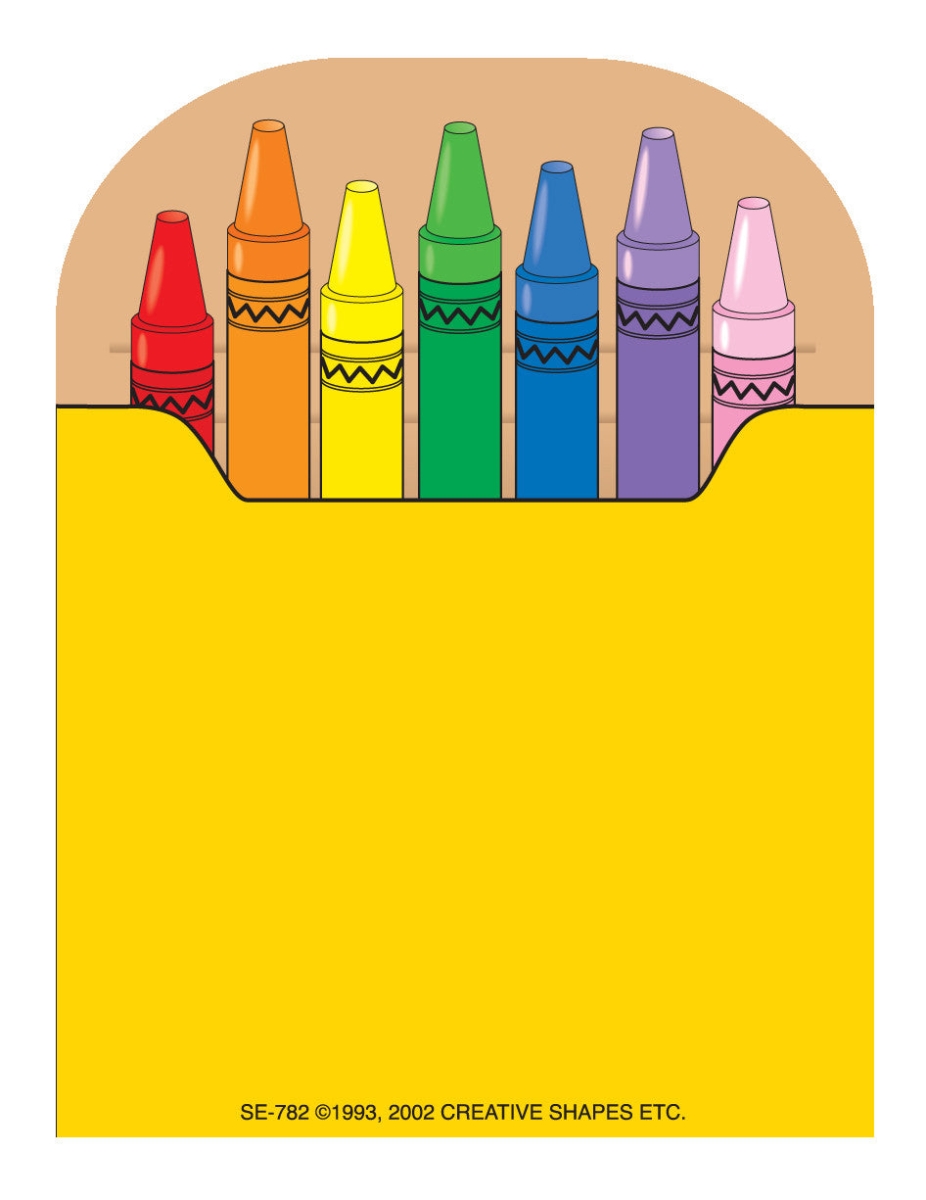 SE-0782 3 x 3 in. Mini Crayon Box Notepad