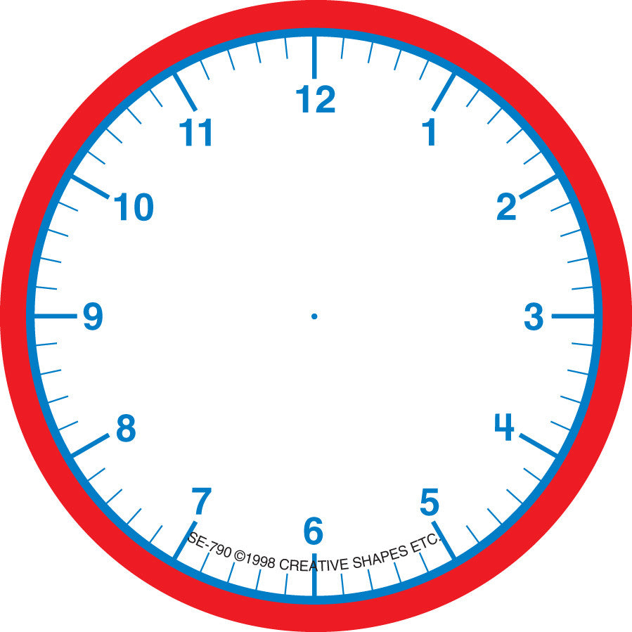SE-0790 3 x 3 in. Mini Clock Notepad