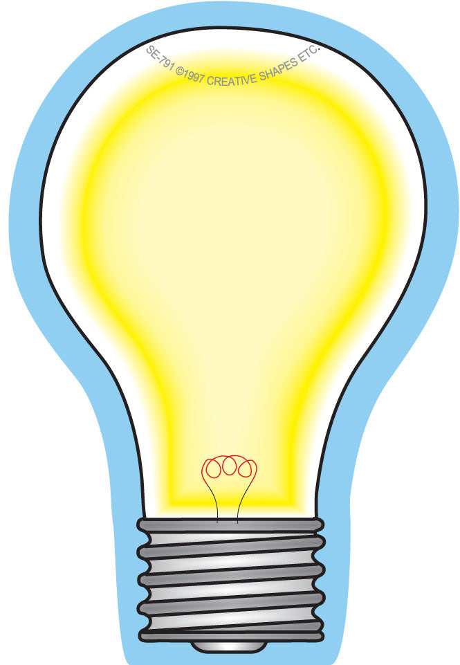 SE-0791 3 x 3 in. Mini Light Bulb Notepad