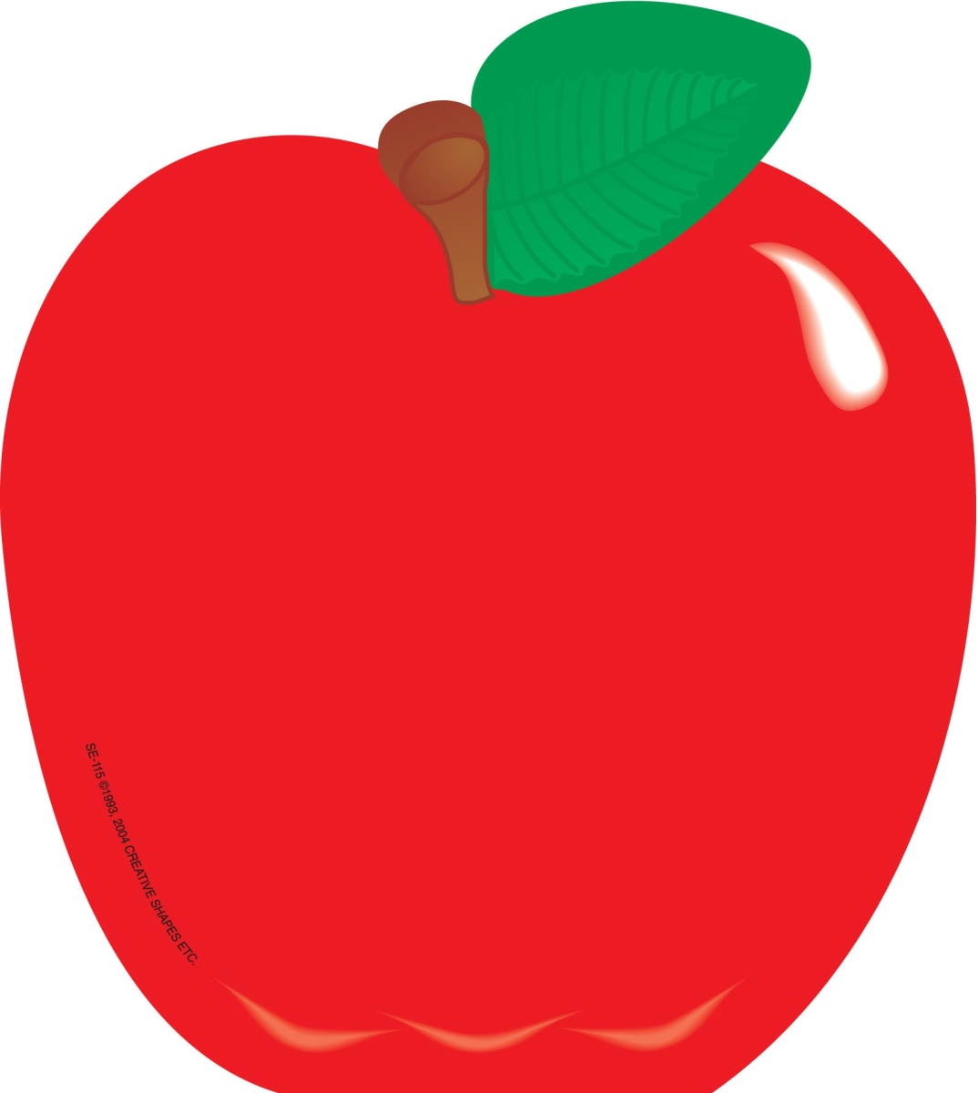 SE-0115 5 x 7 in. Apple & Macintosh Notepad - Large