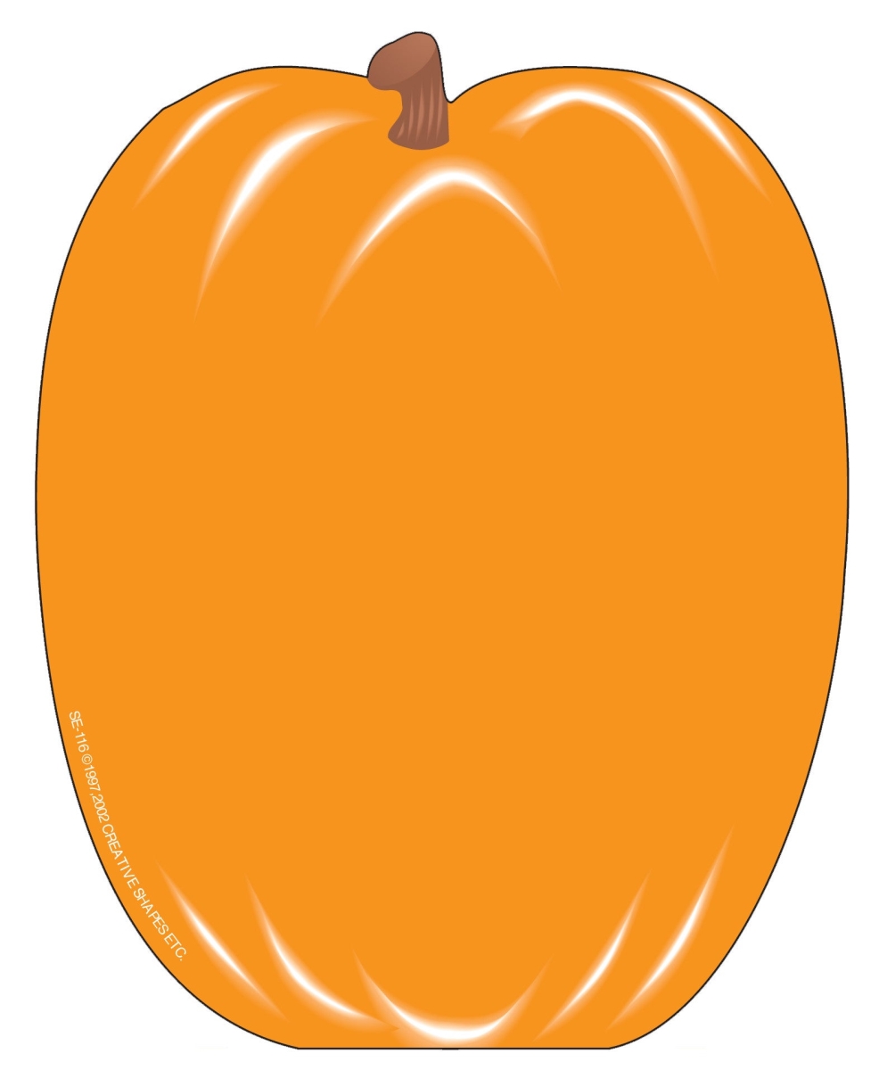 SE-0116 5 x 7 in. Pumpkin Notepad - Large