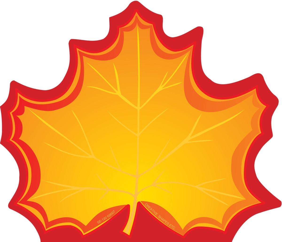 SE-0120 5 x 7 in. Maple Leaf Notepad - Large