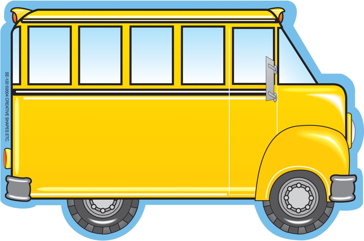 SE-0122 5 x 7 in. School Bus Notepad - Large