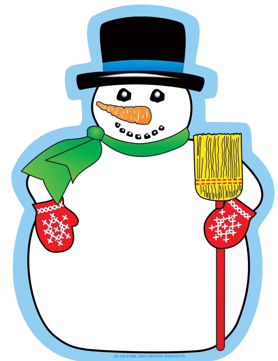 SE-0128 5 x 7 in. Snowman Notepad - Large