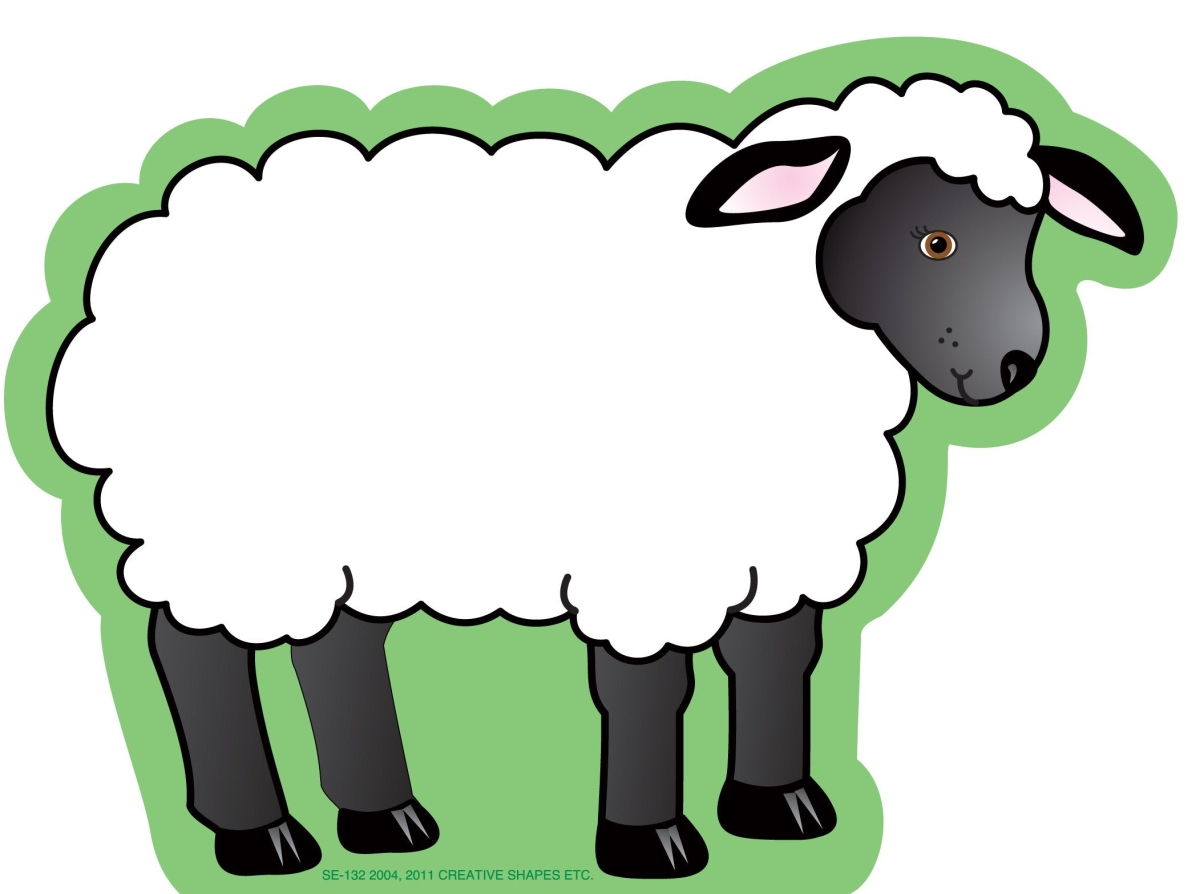 SE-0132 5 x 7 in. Sheep Notepad - Large