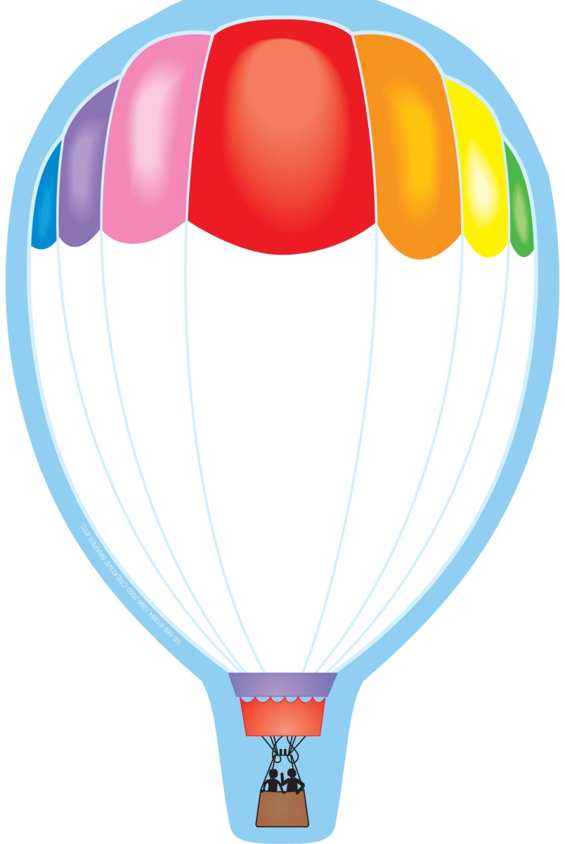 SE-0160 5 x 7 in. Hot Air Balloon Notepad - Large