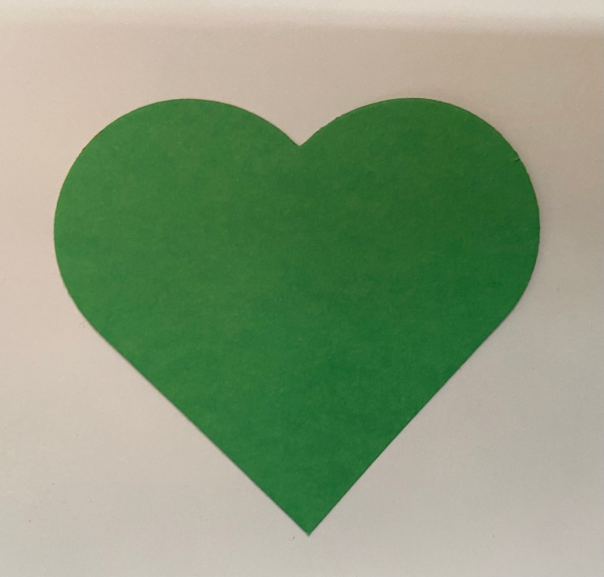 SE-0226 2 x 2 in. St. Patricks Day Heart Single Color Cut-Out - Small